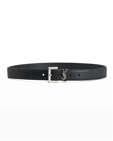 cinture marroni ysl|Saint Laurent YSL Cintura Leather Belt on SALE.